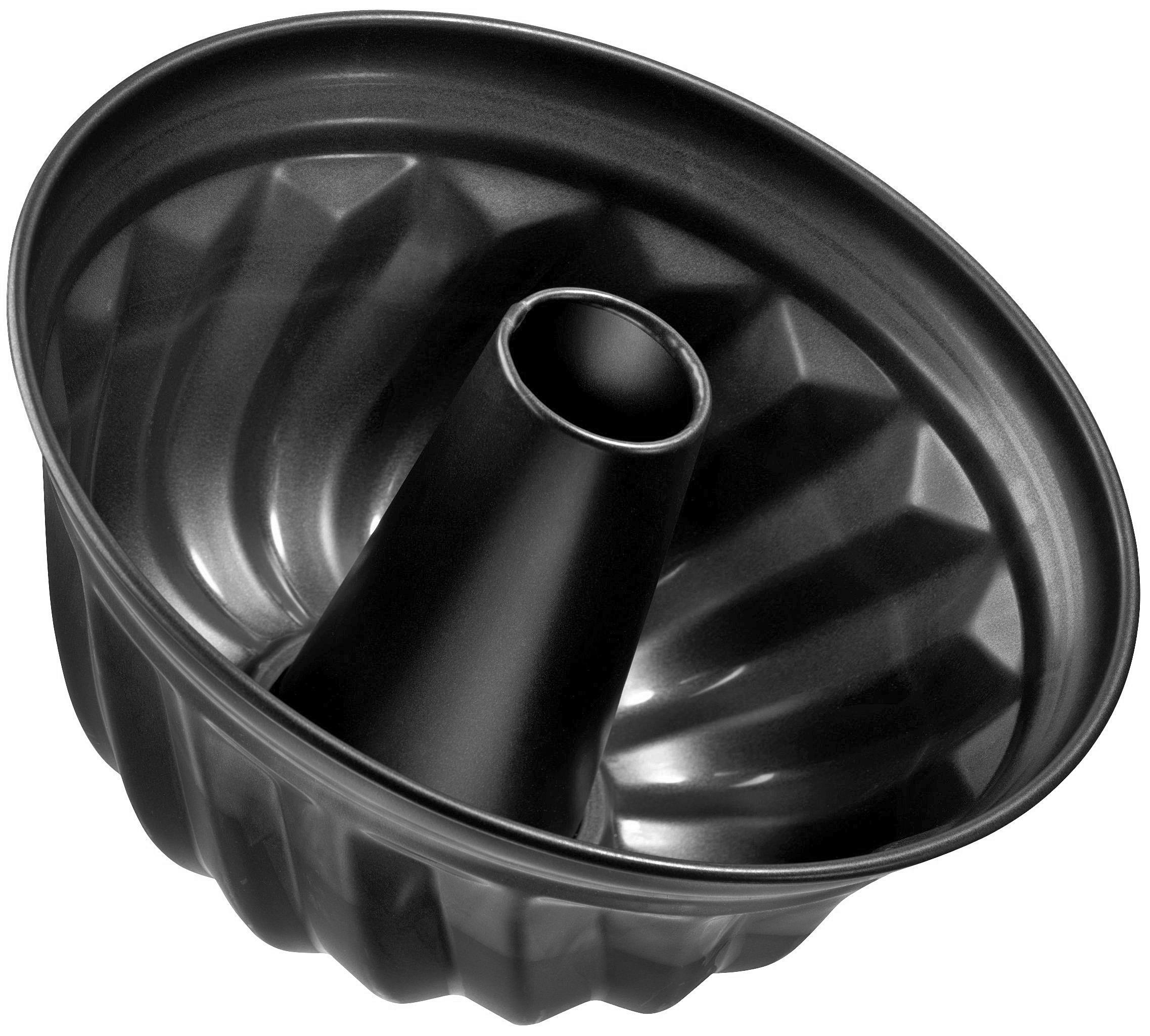 Gugelhupfform Bakery in Schwarz - Schwarz, KONVENTIONELL, Metall (23,5/22/11cm) - Zenker