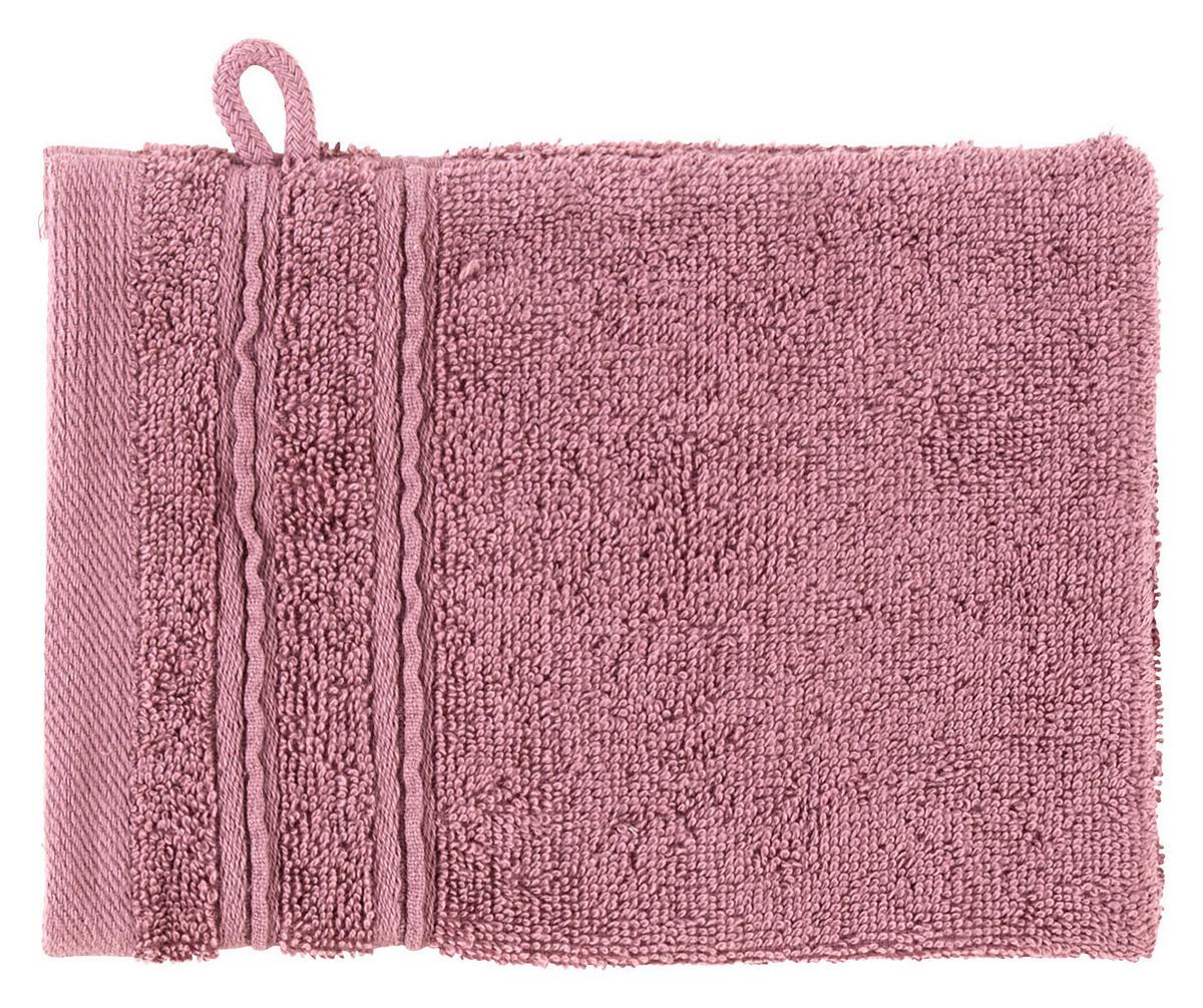 Waschlappen Melanie in Mauve - Mauve, Textil (16/21cm) - Modern Living