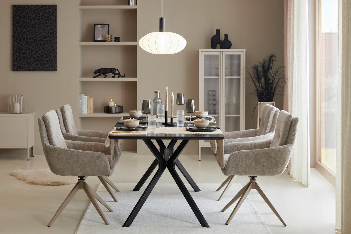 Fertigvorhang Jonna Naturfarben ca. 135x245cm - Naturfarben, LIFESTYLE, Textil (135/245cm) - Premium Living