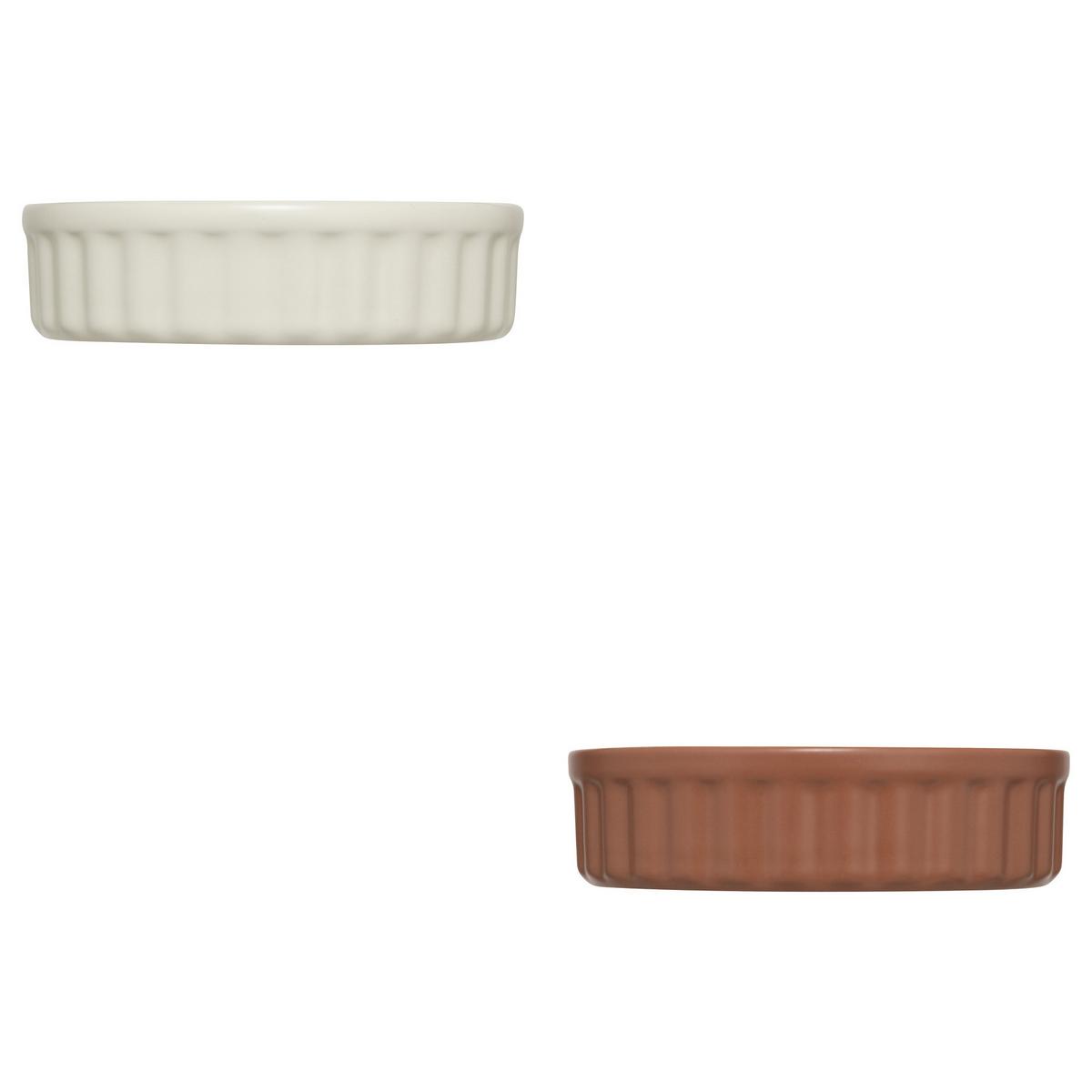 Posuda Za Pečenje Ekin - bijela/smeđa, Basics, keramika (12,5/3,4cm)