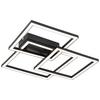LED-TAKLAMPA TIMRE - svart, Modern, metall/plast (45,3/43,5/7,3cm) - Mömax