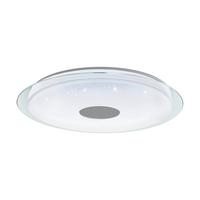 Deckenleuchte 900006* Lanciano-Z - Chromfarben/Weiss, Basics, Kunststoff/Metall (77/9,5cm) - Eglo
