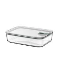 POJEMNIK NA ŻYWNOŚĆ 106163594700 MEPAL - przejrzysty/szałwiowy, Basics, tworzywo sztuczne/szkło (19,8/7,0/27,8cm) - Mepal