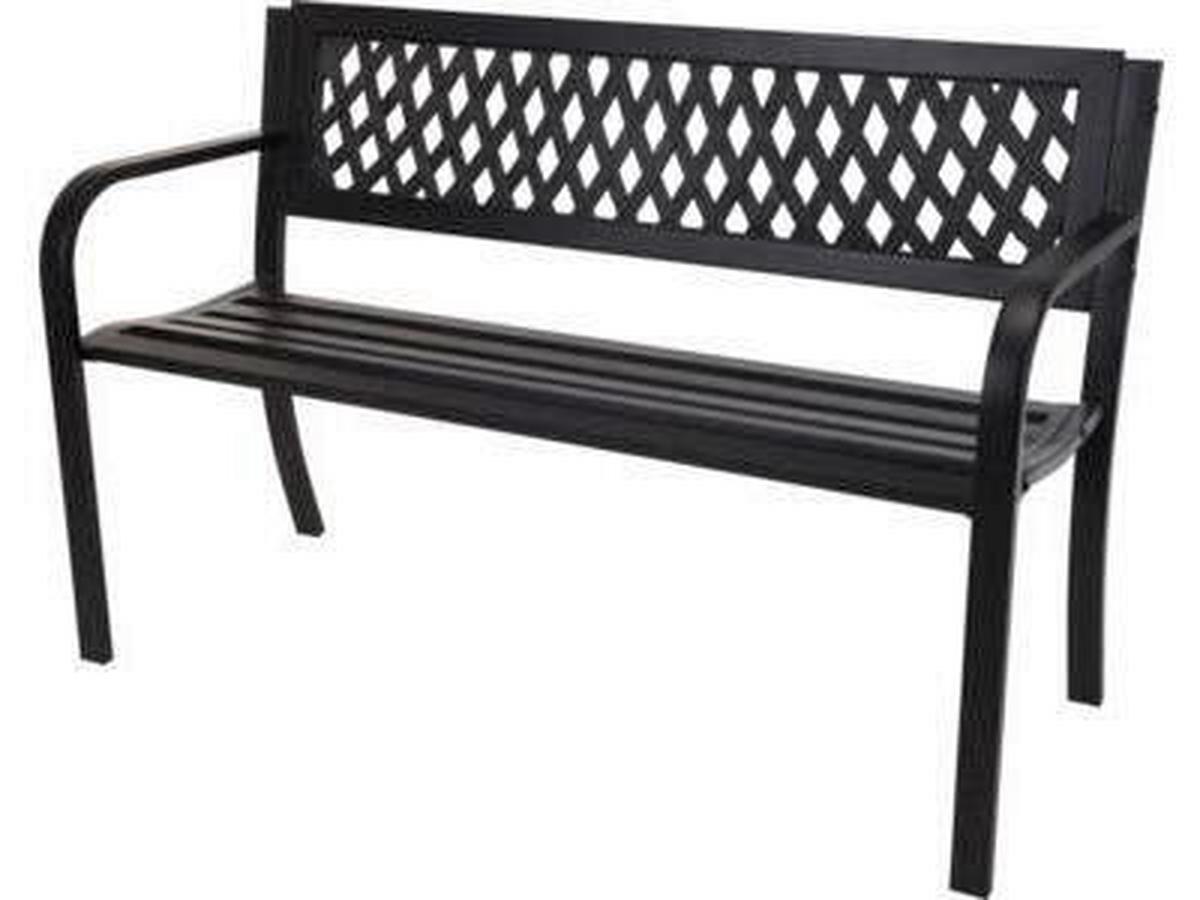 Kerti Pad Bench - fém (119/75/50cm) - Mömax