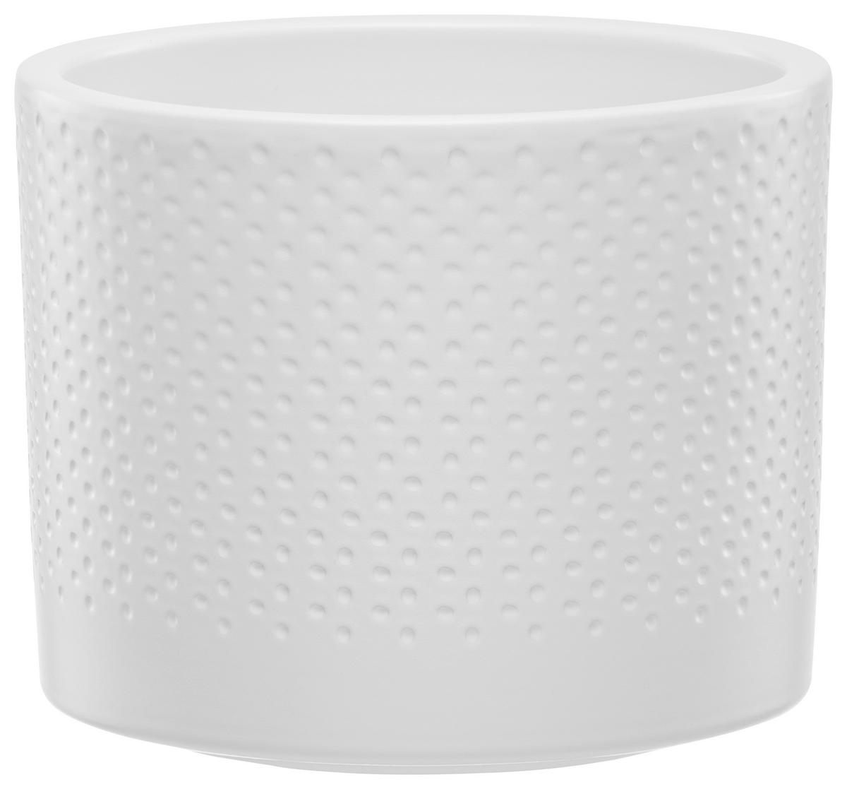 Pflanzentopf Era In Diversen Farben - temno siva/zelena, Basics, keramika (12,5/10cm)