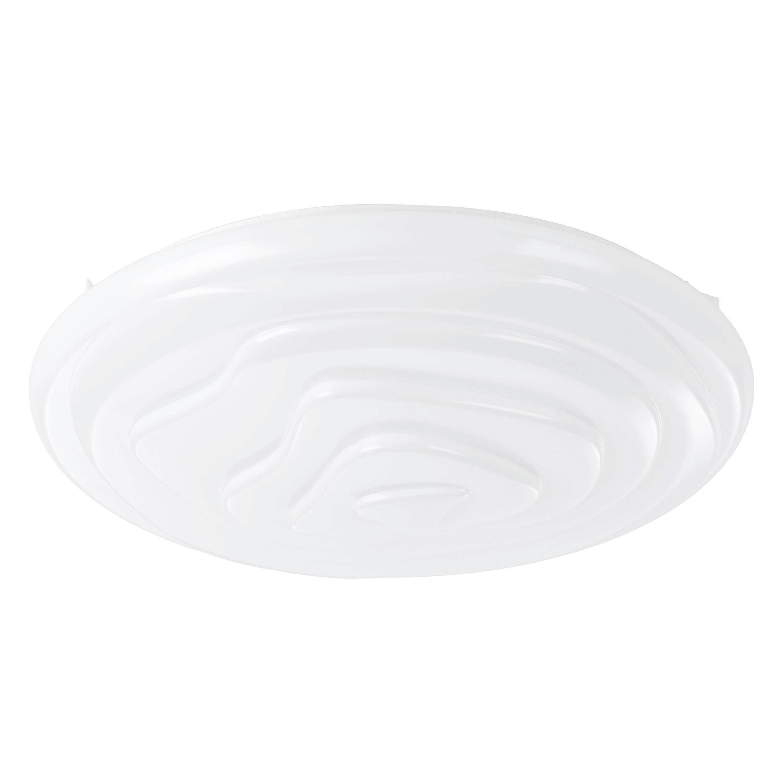 Led-deckenleuchte 900606_battistona - Weiss, Basics, Kunststoff/Metall (48/10cm) - Eglo