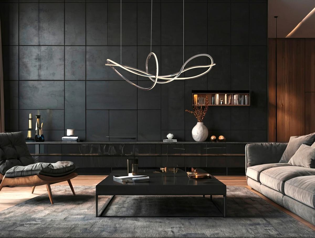 Led Viseća Svjetiljka Iduna - bijela/boje kroma, Design, metal/plastika (110/33/120cm) - Globo