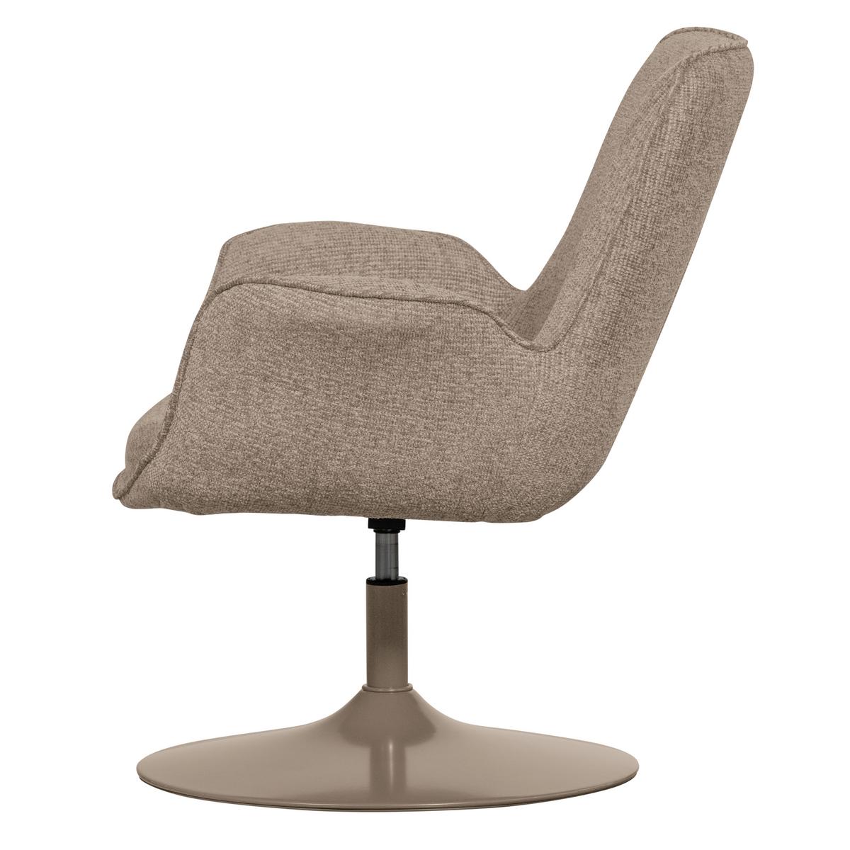 SESSEL Marten Sandfarben B: 79cm - Sandfarben, Design, Textil/Metall (79/91/76cm) - Livetastic
