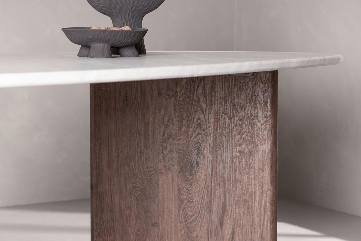 ESSTISCH GRÖNVIK - Hellgrau/Mokka, Design, Holzwerkstoff (180/90/75cm) - Livetastic