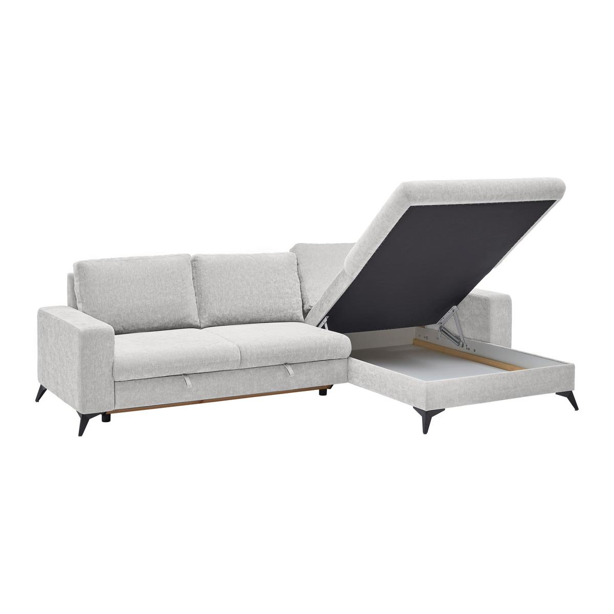 Coltar SUNNY - grej, Modern, textil (290/87/178cm) - Mömax