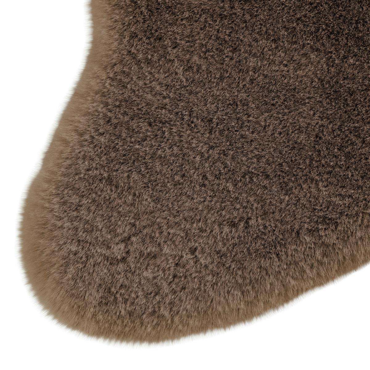 Blană artificială Susi - cafeniu/roz antic, Romantik / Landhaus, textil/blană (90/60cm) - Modern Living