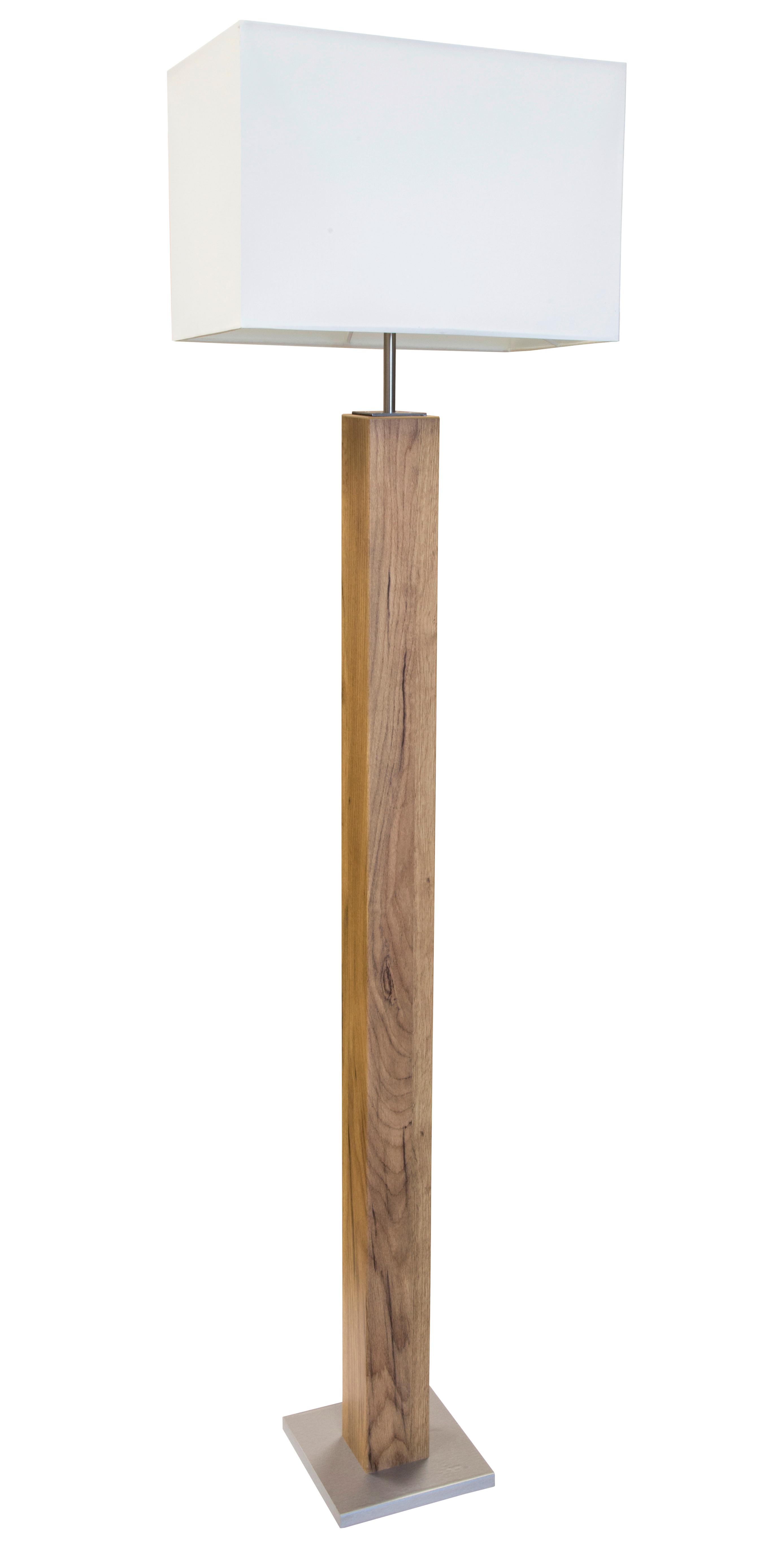 Stoječa Svetilka Gump - svetlo rjava, Natur, leseni material (40/27cm) - Globo
