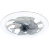 TAKFLÄKT VIRTI - vit/grå, Modern, plast (50/50/12cm) - Mömax