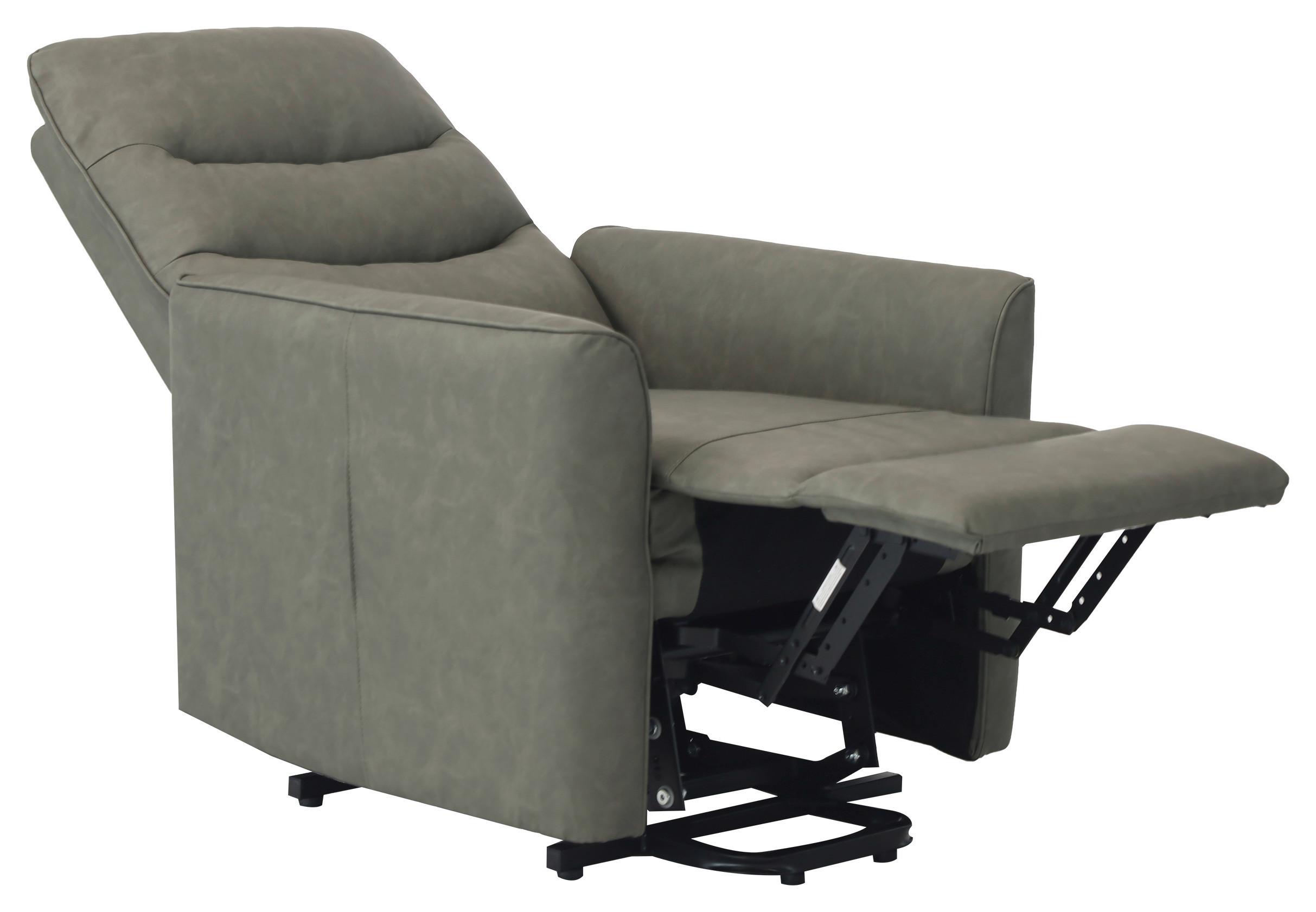 Tv-fotelj Bishop, Zelena, Videz Usnja, Relax Funkcija - črna/zelena, Konvencionalno, kovina/tekstil (76/105/88cm) - Modern Living
