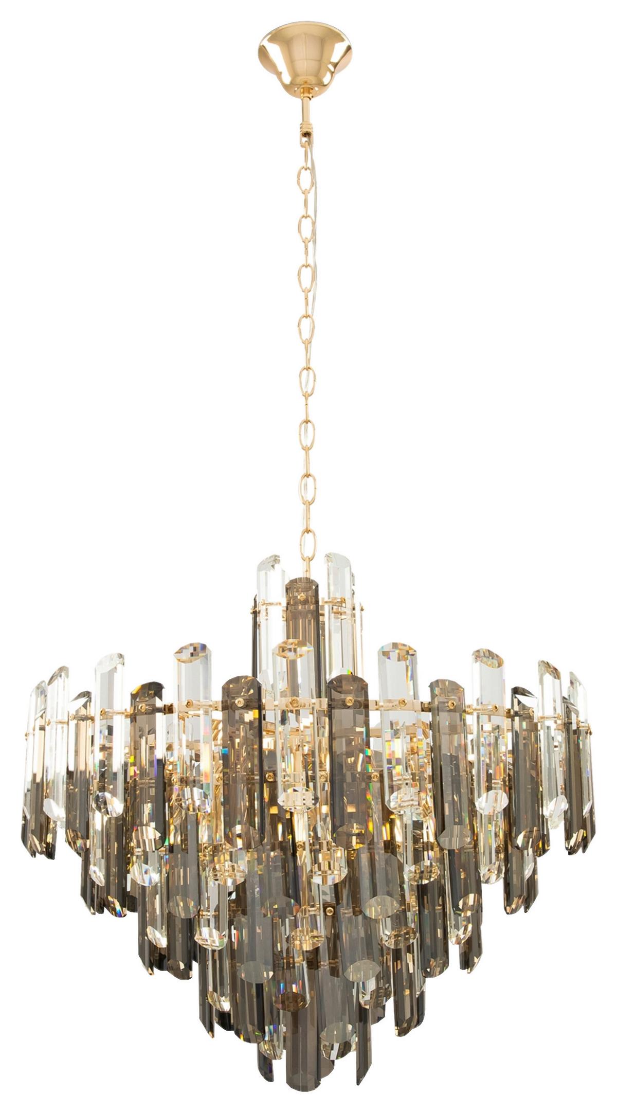PENDELLEUCHTE FLARE - Goldfarben, Basics, Glas/Metall (60,8/55,3/60,8cm) - MAYTONI