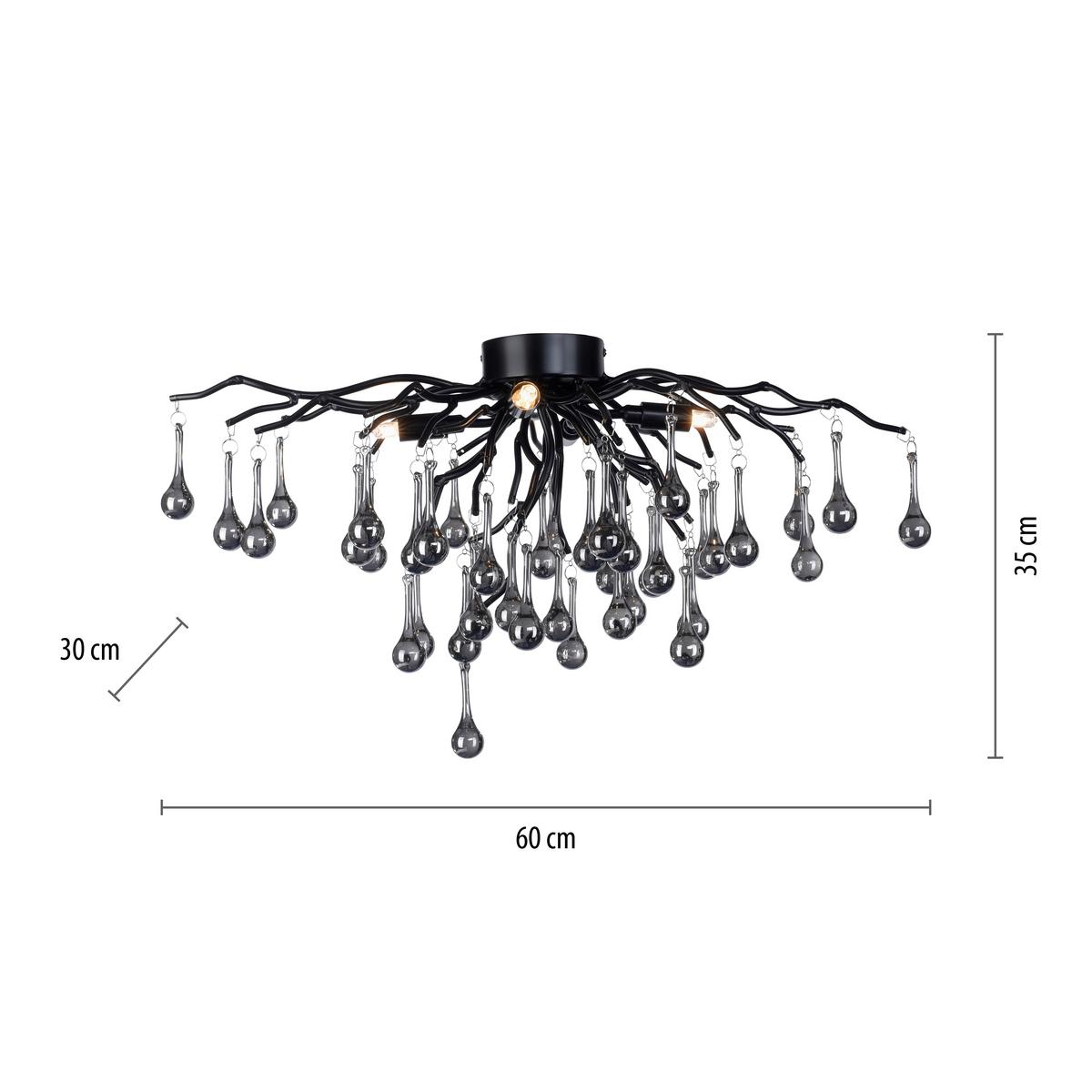 LAMPA SUFITOWA 8090-18 ICICLE - Design (60/30/35cm) - Paul Neuhaus