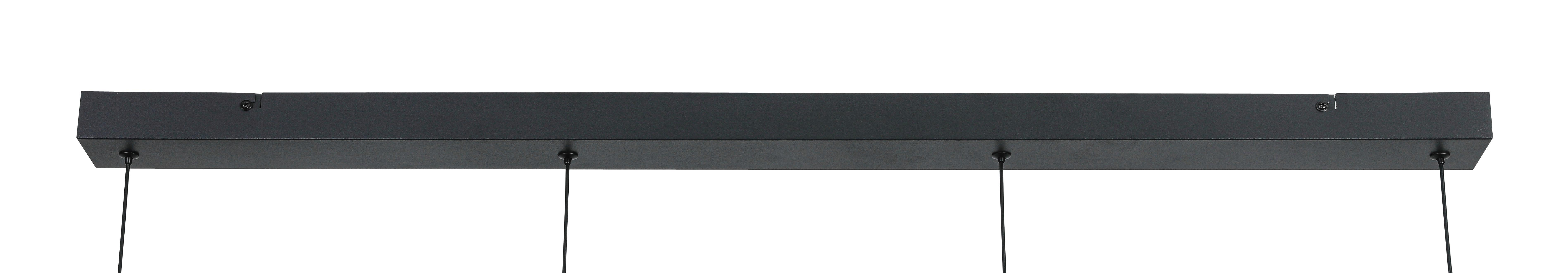 LED-HÄNGLAMPA KALTI - vit/svart, Modern, metall/glas (110/18/120cm) - Mömax