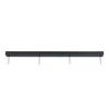 LED-HÄNGLAMPA KALTI - vit/svart, Modern, metall/glas (110/18/120cm) - Mömax
