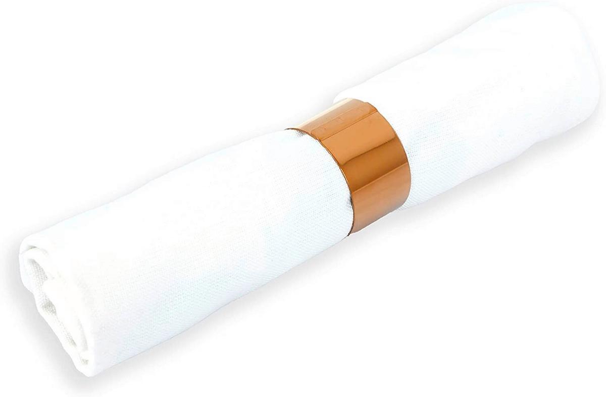Szalvétagyűrűszett Ew-Nr-2109k - rézszínű, Basics, fém (4/2,5cm) - Echtwerk