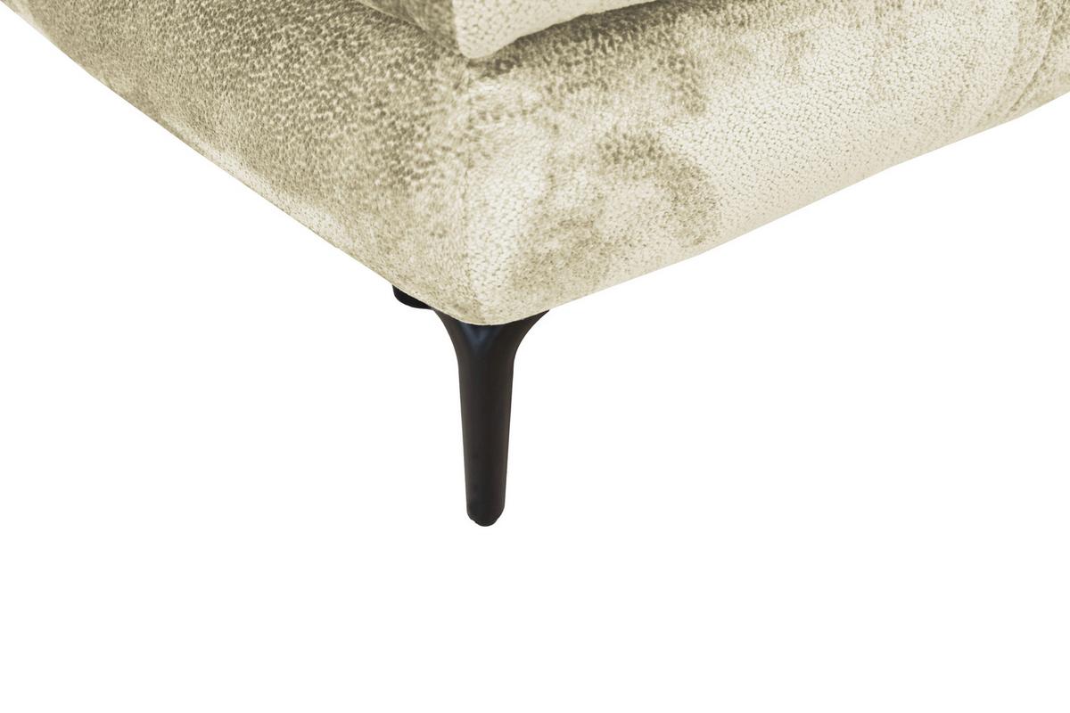 Canapea extensibila PERLA - crem, Konventionell, textil (203/94/96cm)