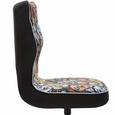 Jugenddrehstuhl mit Tier Motiven - Blau/Anthrazit, MODERN, Kunststoff/Textil (53/81/53cm) - PREMIUM LIVING
