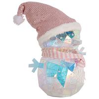 LED-Dekoleuchte Snoi Multicolor max. 6 Watt - Transparent/Rosa, MODERN, Kunststoff/Textil (17/24/37cm) - Modern Living
