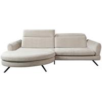 Kutna Garnitura Jasper - crna/sivo-bež, Moderno, tekstil/metal (177-198/85-104/277cm) - Premium Living