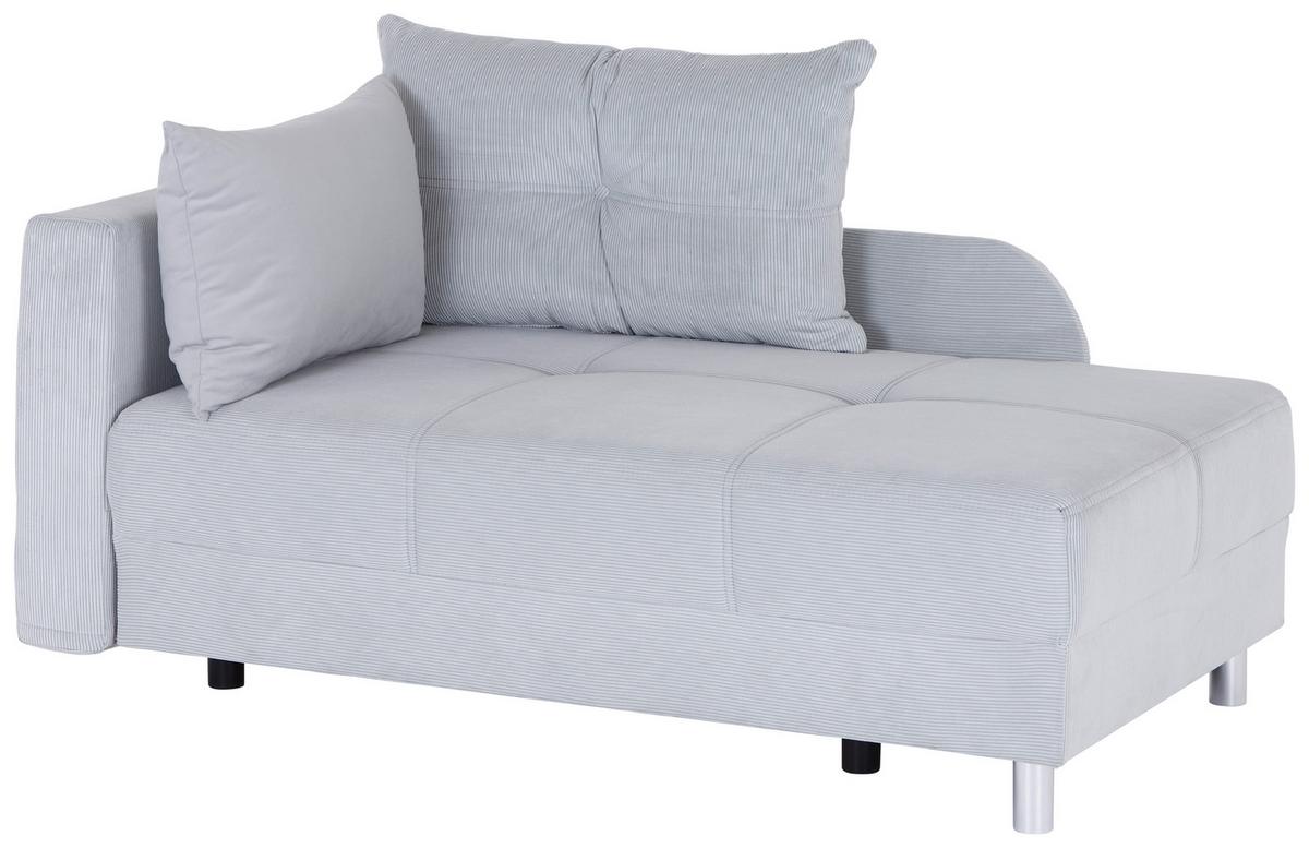 Fotelja Na Razvlačenje Nova - boja aluminijuma/svetlosiva, Osnovno, drvo/tekstil (82/66-82/145cm) - Mömax