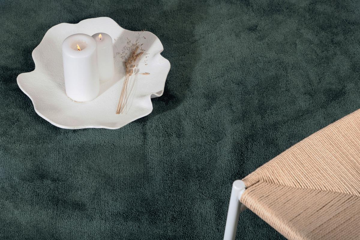 HOCHFLORTEPPICH UNDRA - Dunkelgrün/Grün, LIFESTYLE, Textil (170/240cm) - P & B