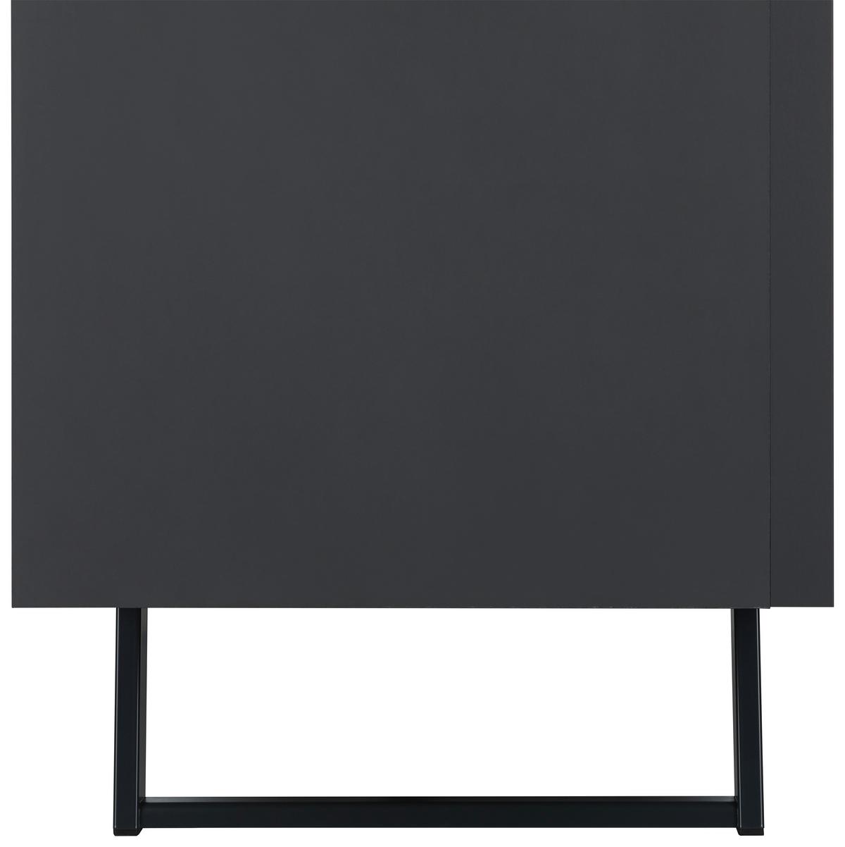 Fußset Max Box Max Box aus Aluminium, 2er Set - Anthrazit, MODERN, Metall (4/15/39cm) - Premium Living