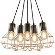 Hängeleuchte Nia, max. 5x40 Watt - Schwarz/Kupferfarben, MODERN, Metall (15/127cm) - Mömax modern living Hängeleuchte Nia, max. 5x40 Watt - Schwarz/Kupferfarben, MODERN, Metall (15/127cm) - Mömax modern living