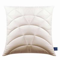 PODUSZKA POD GŁOWĘ CLIMATRAUM - szampanowy, Basics, tkanina (80/80cm) - Billerbeck