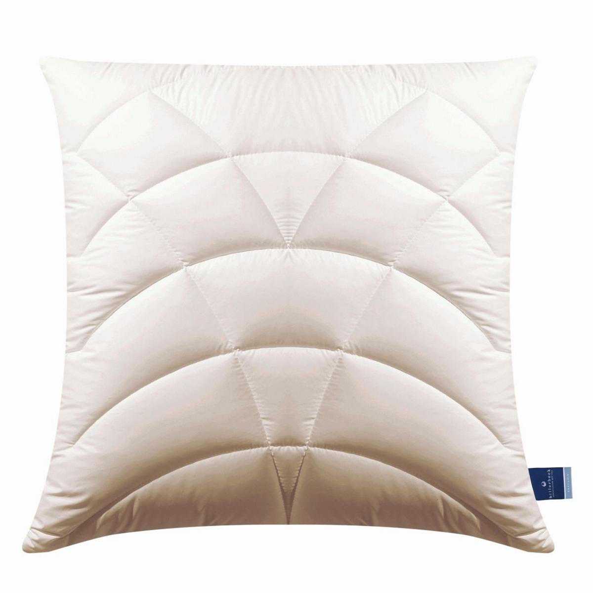 PODUSZKA POD GŁOWĘ CLIMATRAUM - szampanowy, Basics, tkanina (80/80cm) - Billerbeck