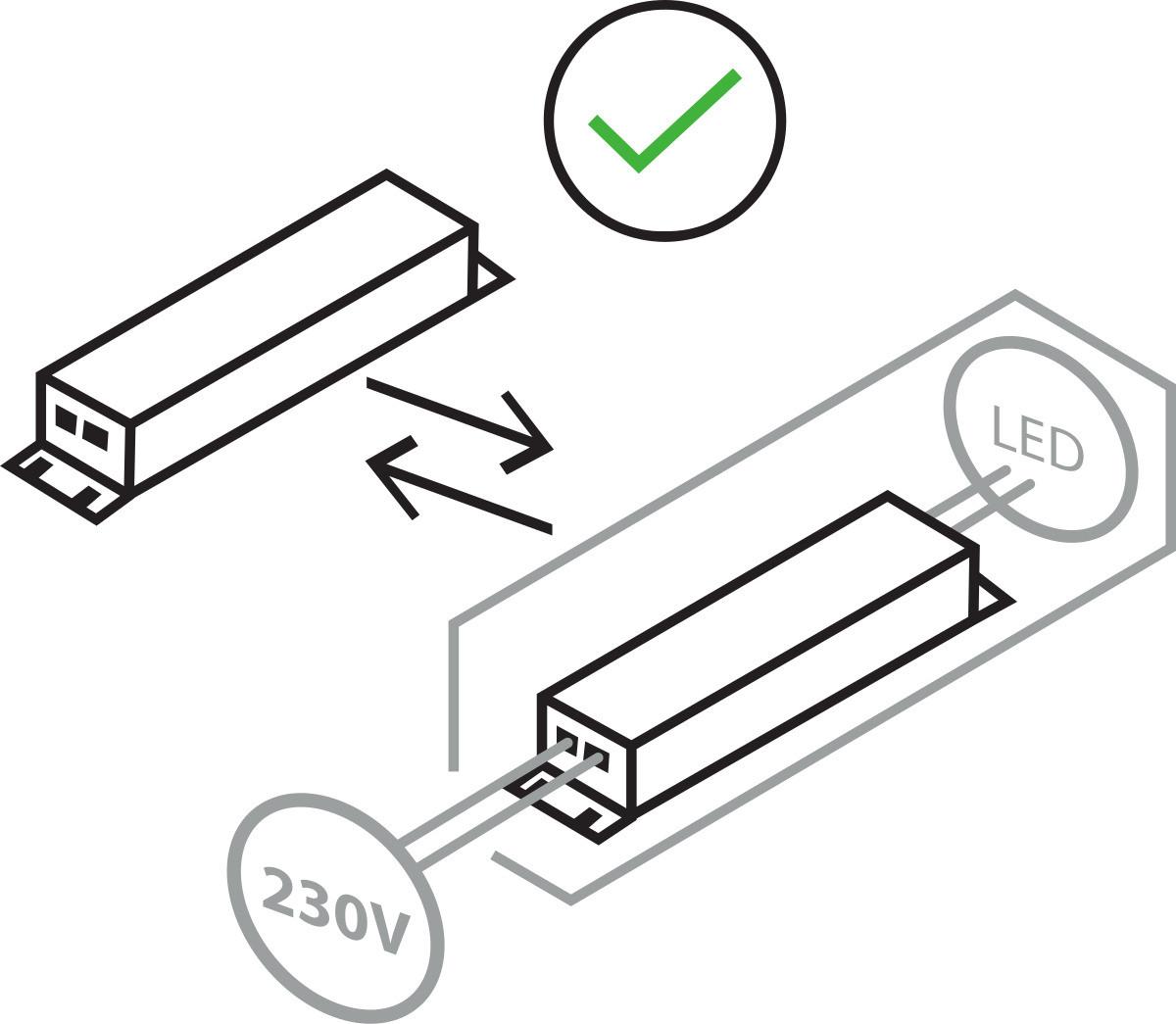 Lampadar Minn - negru, Konventionell, plastic/metal (25/178cm) - Mömax