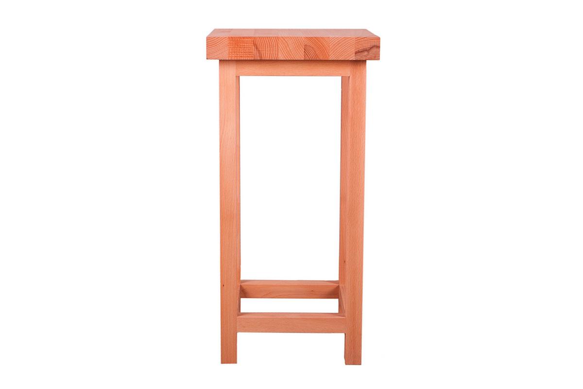 Hocker Marco ca. 30x30x60 cm Holz geölt - Kernbuche, Basics, Holz (30/60/30cm) - Gardenson