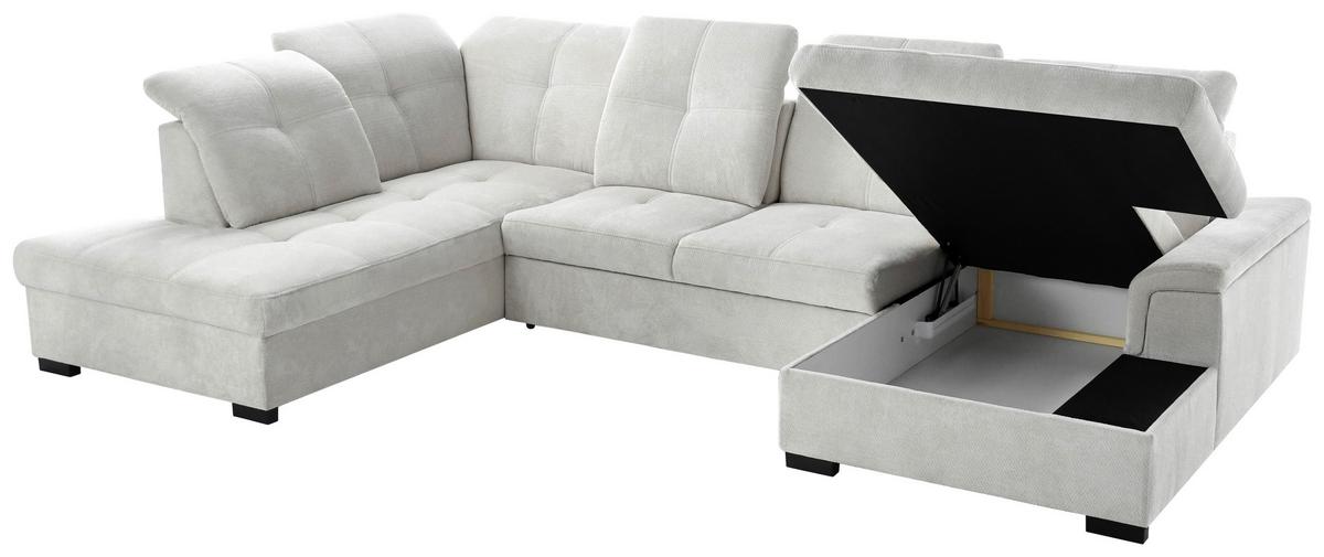 Coltar PRADA - argintiu/gri-maro, Modern, textil (230/358/176cm)