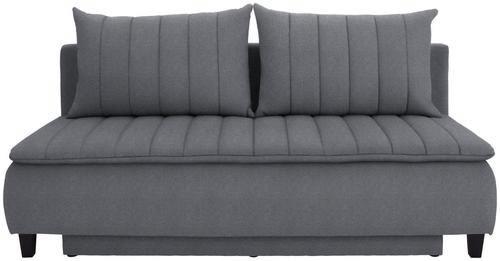 Boxspring Sofa Marino - tamno siva/crna, Modern, tekstil/drvo (208/102/96cm) - Based