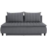 Boxspring Sofa Marino - tamno siva/crna, Moderno, tekstil/drvo (208/102/96cm) - Best Price