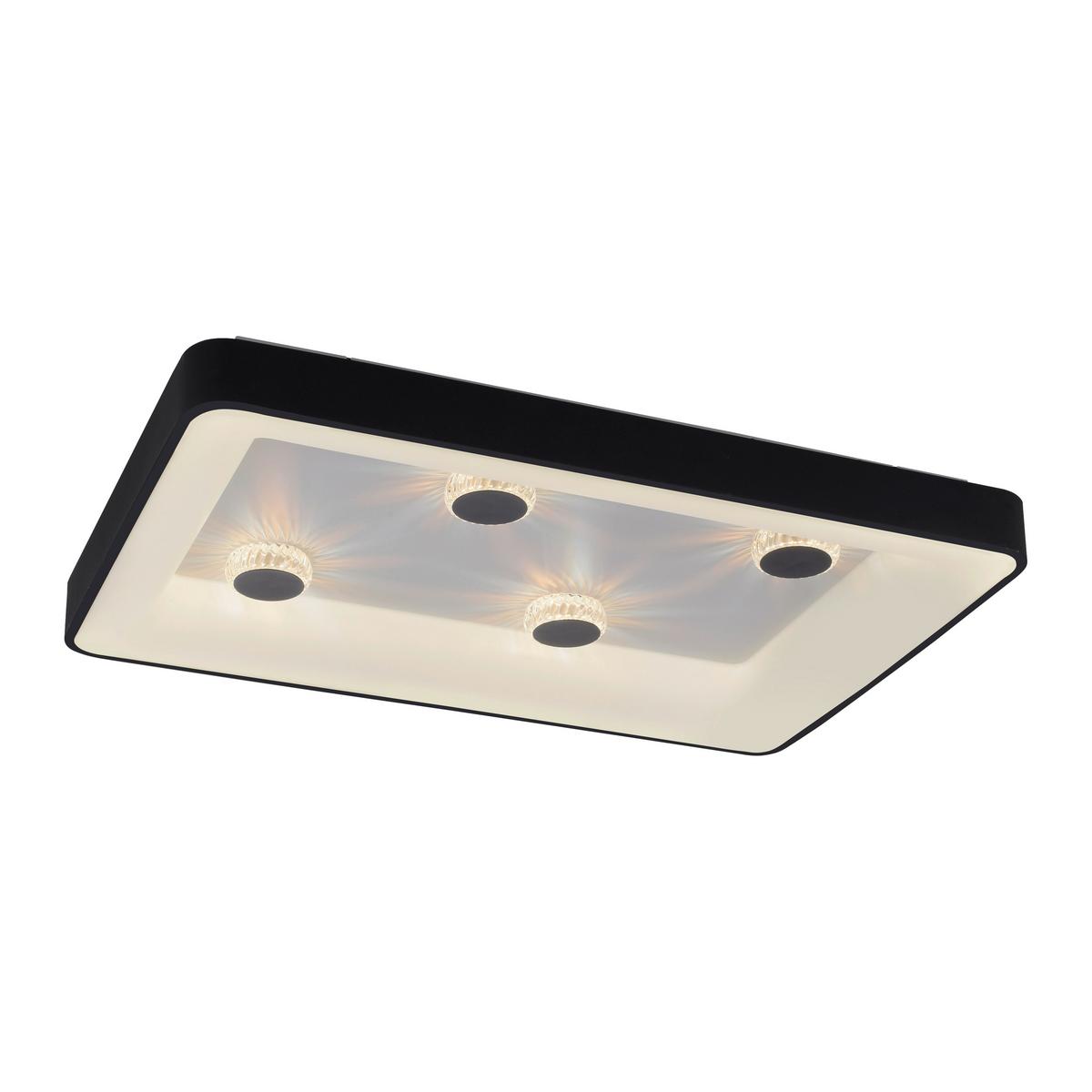 LAMPA SUFITOWA LED 14385-18 VERTIGO - Basics, tworzywo sztuczne/metal (90,5/60,5/10,5cm)