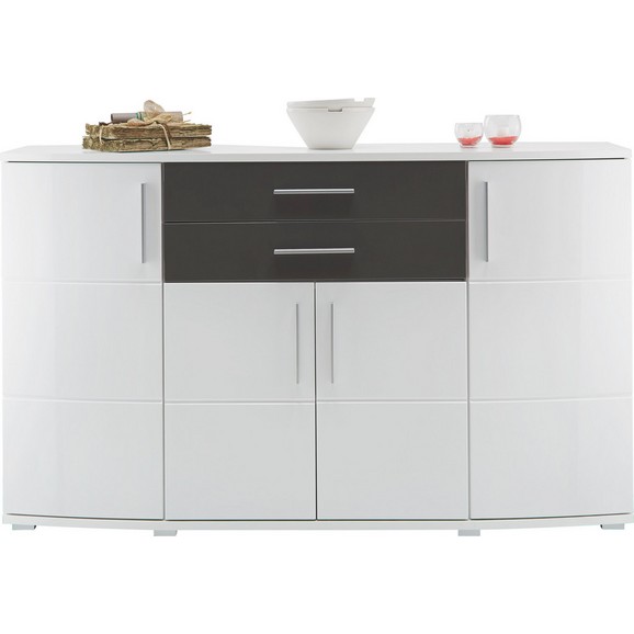 Sideboard In Weiß Grau Aus Holz Online Kaufen Mömax Sideboard In Weiß Grau Aus Holz Modern