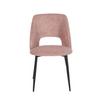 STOL ZOE - svart/rosa, Lifestyle, metall/textil (51/82/57cm) - Mömax