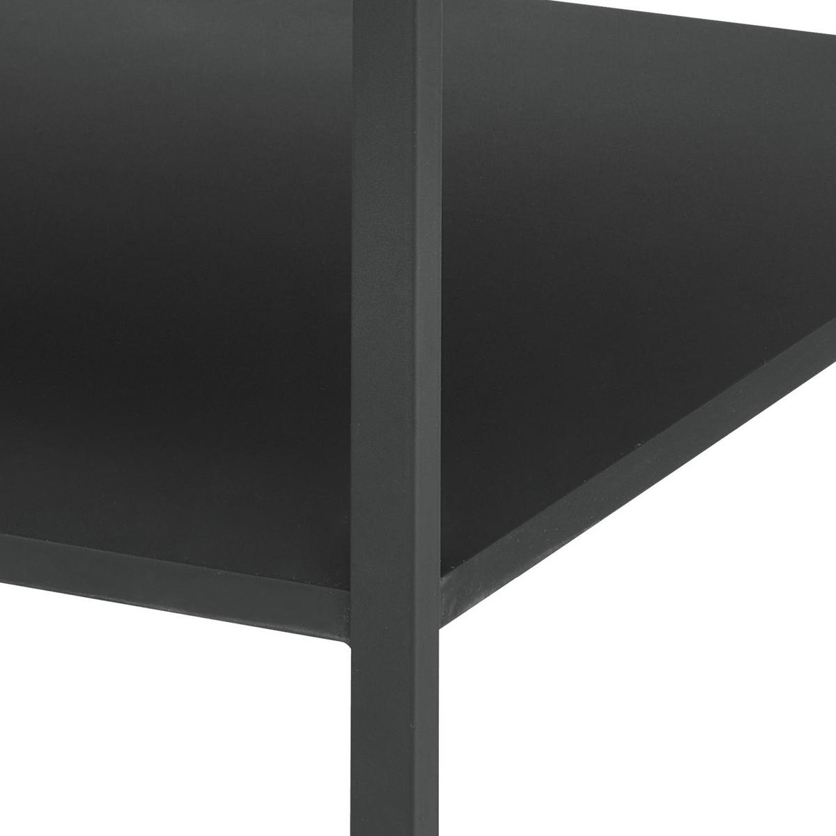 Klubska Miza Vermont 1, Hrast, Črna - črna/naravne barve, Moderno, kovina/leseni material (70/44/70cm)
