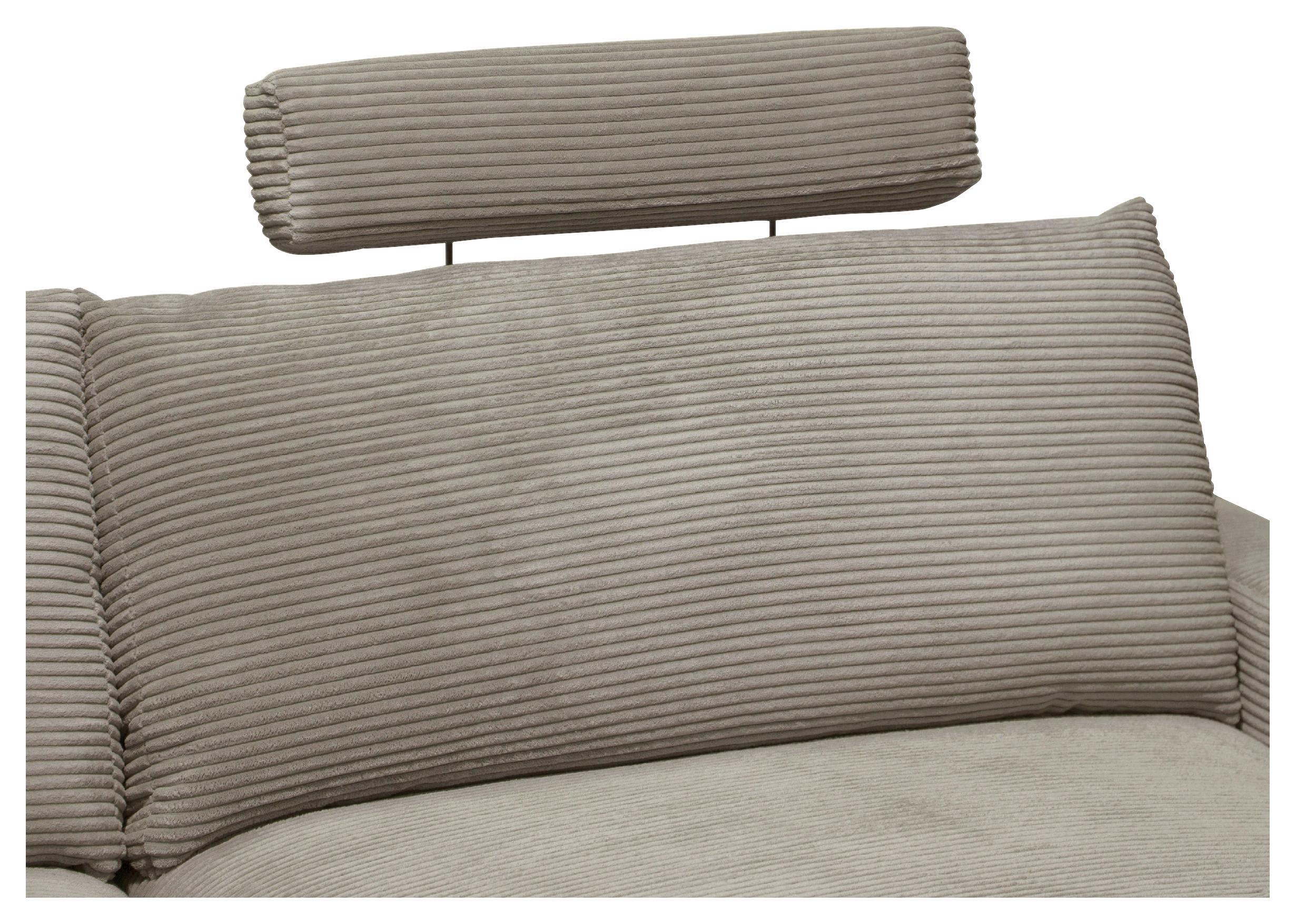 Kopfstütze Cora Greige - Greige, MODERN, Textil/Metall (63/57/40cm) - Mömax