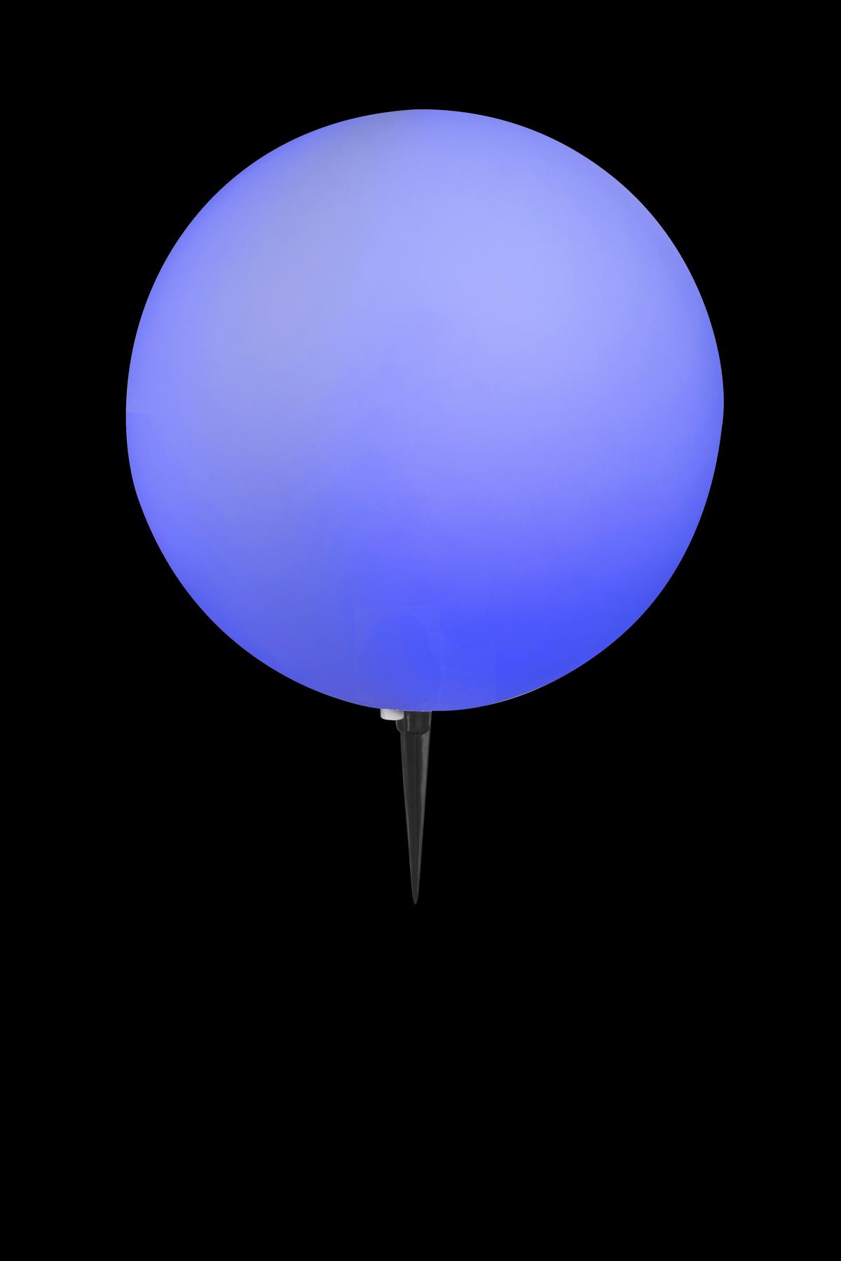 AUSSENSTEHLEUCHTE 31776 TOULA - Weiss/Schwarz, Design, Kunststoff (40/56cm) - Globo