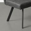 HÖRNBÄNK COOPER -LAGER- - grå/svart, Modern, metall/textil (190/85/150cm) - Mömax