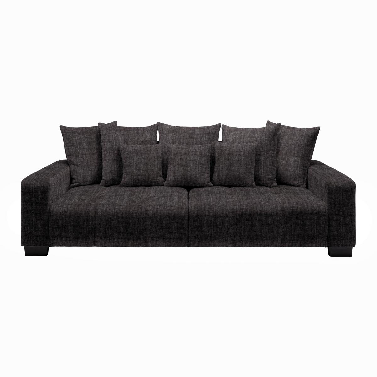 Bigsofa Matteo Graphitfarben - Graphitfarben/Schwarz, MODERN, Holz (246/93/124cm) - Based