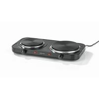 Kochplatte Gourmetmaxx Schwarz max. 2500 Watt - Schwarz, MODERN, Metall (48/26/635cm)