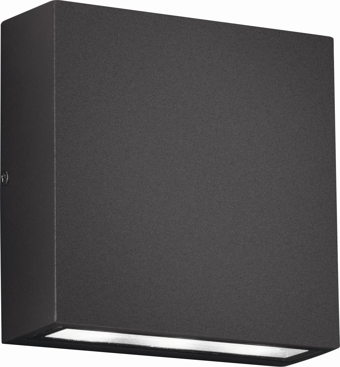 Außenwandleuchte Thames in Anthrazit max. 3 Watt - Anthrazit, Basics, Metall (15/15/5cm) - Trio Leuchten