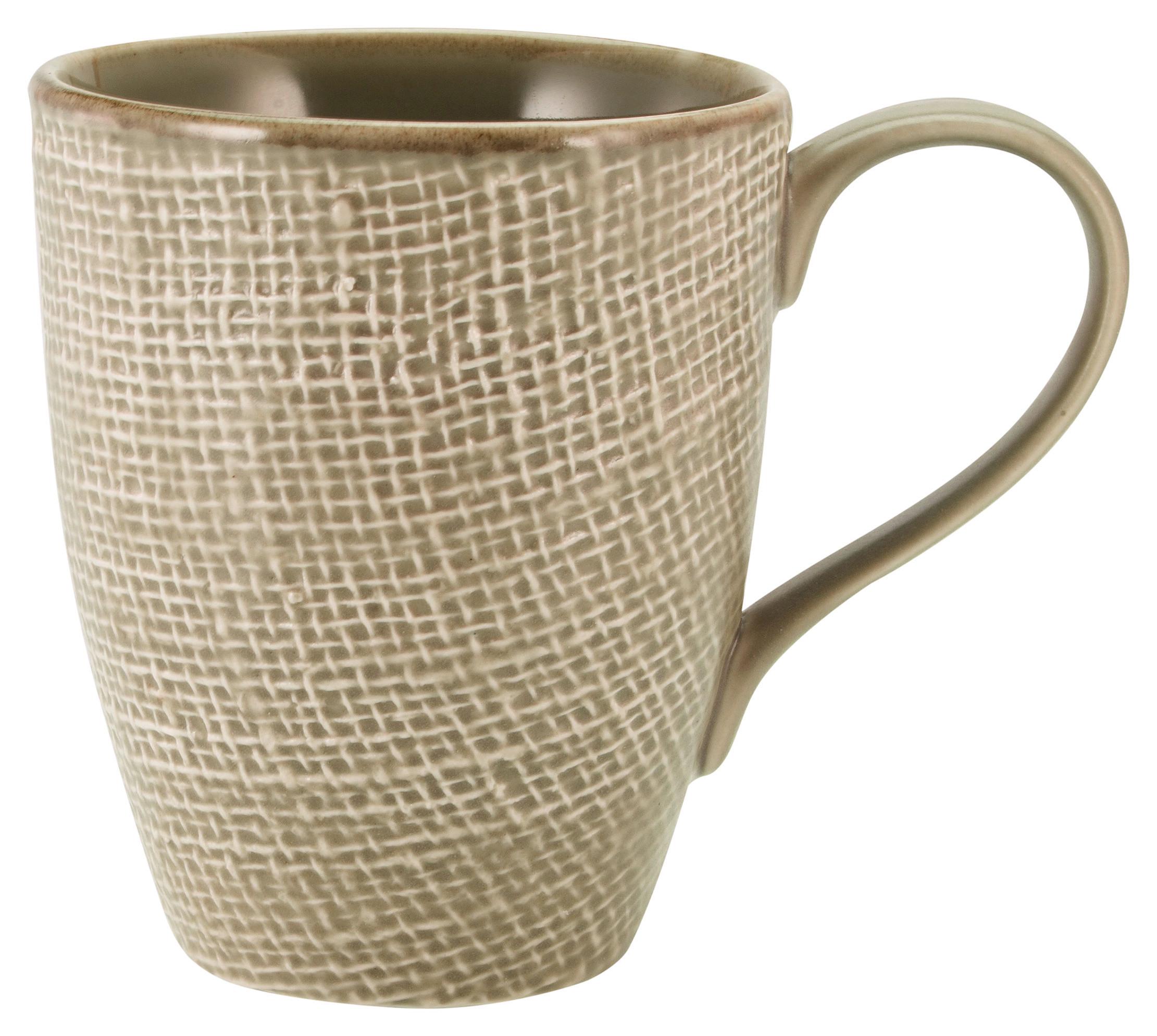 Kávésbögre Canvas - taupe, kerámia (13/9/11cm) - Premium Living