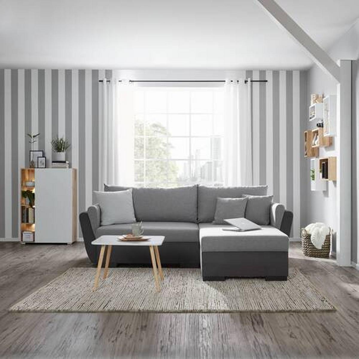 Couchtisch Anouk in Weiß - Weiß/Kieferfarben, MODERN, Holz/Holzwerkstoff (60/40/60cm) - Based